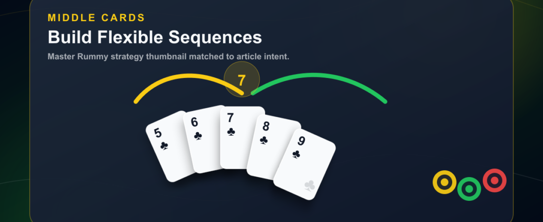 Middle Card Strategy in Indian Rummy: Build Flexible Sequences Faster