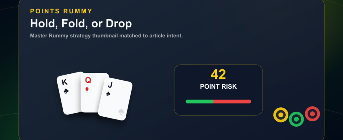 Points Rummy Risk Control: When to Hold, Fold, or Drop