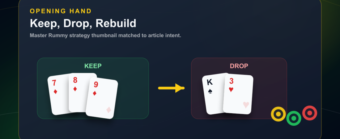Rummy Opening Hand Evaluation: What to Keep, What to Drop, and Why