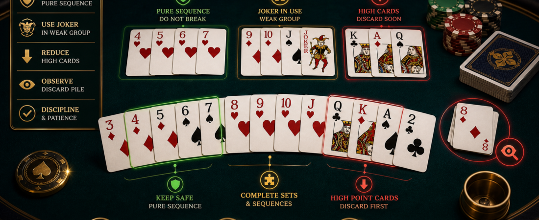 Rummy Tips and Tricks for Beginners