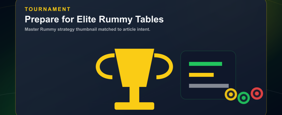 Sharpen Your Edge: How to Prepare for Elite Online Rummy Tournaments