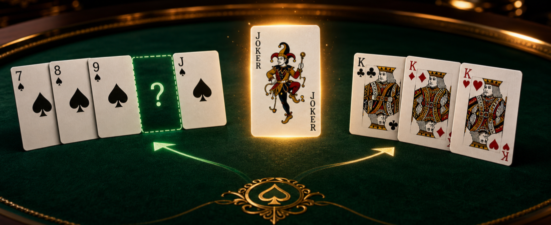 Joker Allocation: Fill a Sequence Gap or Save It for a Set?