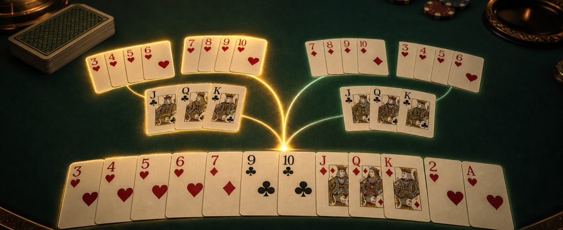 Two-Route Hand Planning for Indian Rummy Beginners