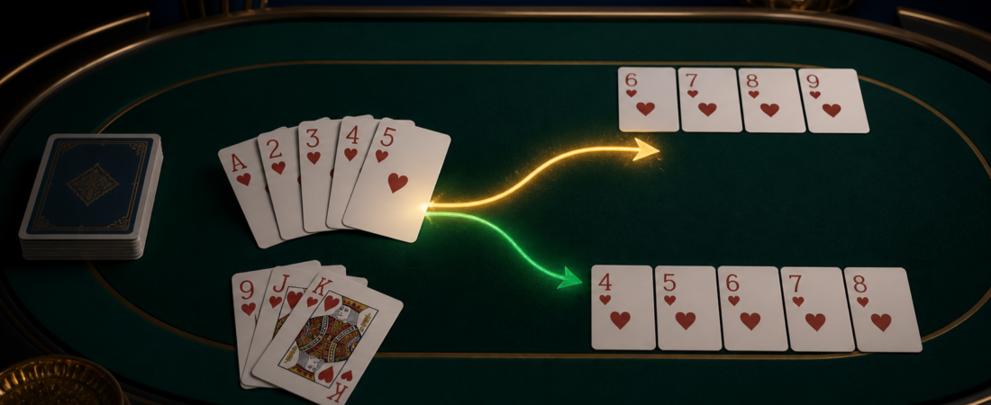 Backup Pure-Sequence Routes: Avoid One-Path Hands in Indian Rummy